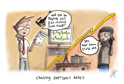 Voiceover Cartoon - Overseas debts