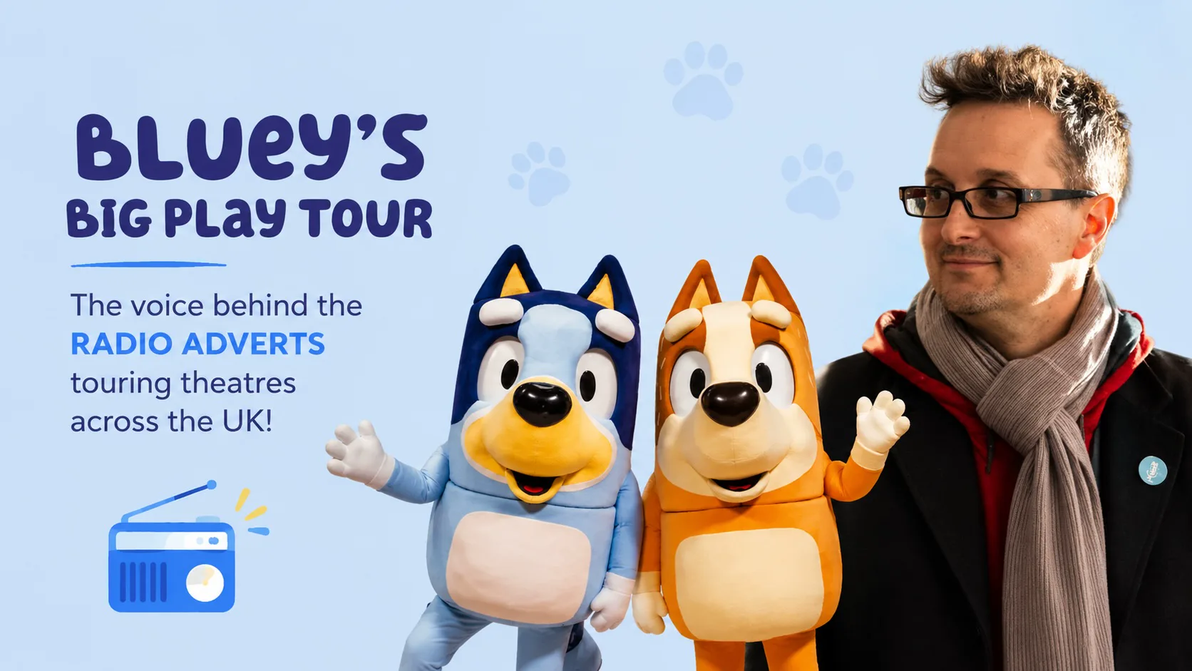 Bluey's Big Play Tour Radio Advert Voiceover - Guy Harris VoiceoverGuy