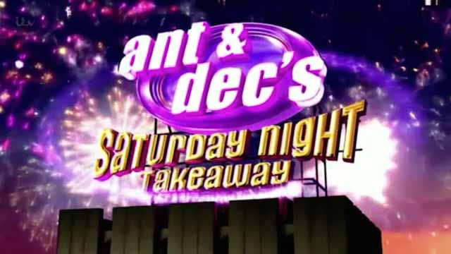 Saturday night takeaway voiceover