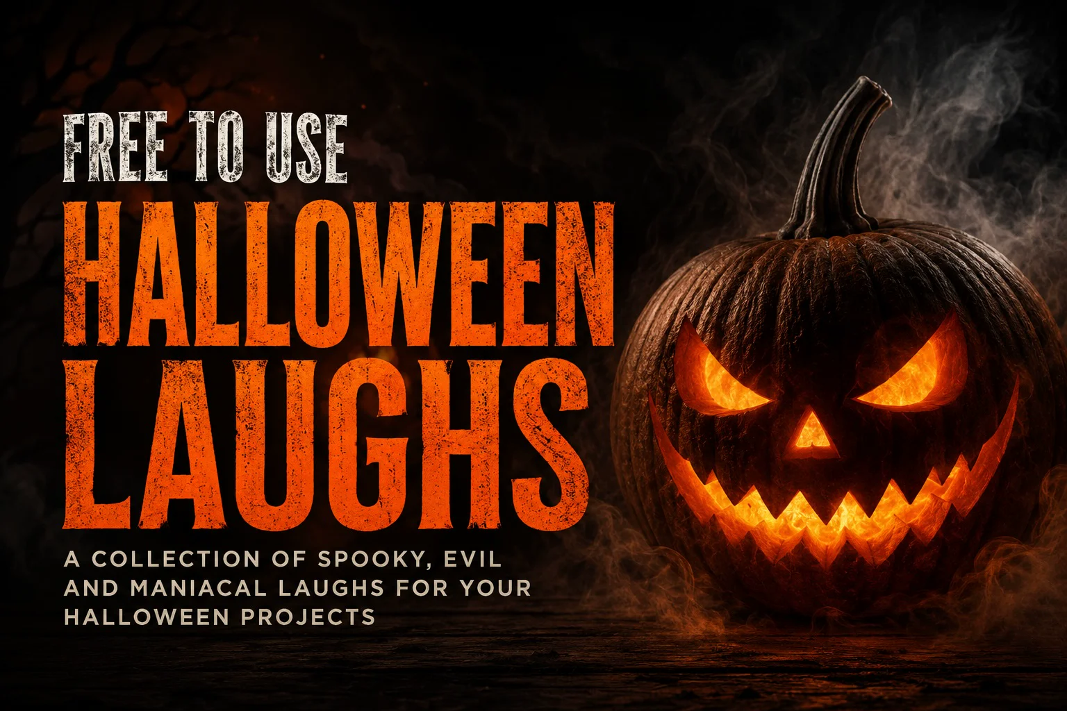 spooky halloween laughs scary maniacal voice